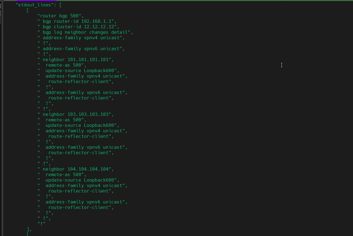 RR12 verification output