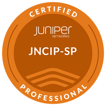Juniper Networks Certified Professional Service Provider Routing and Switching badge